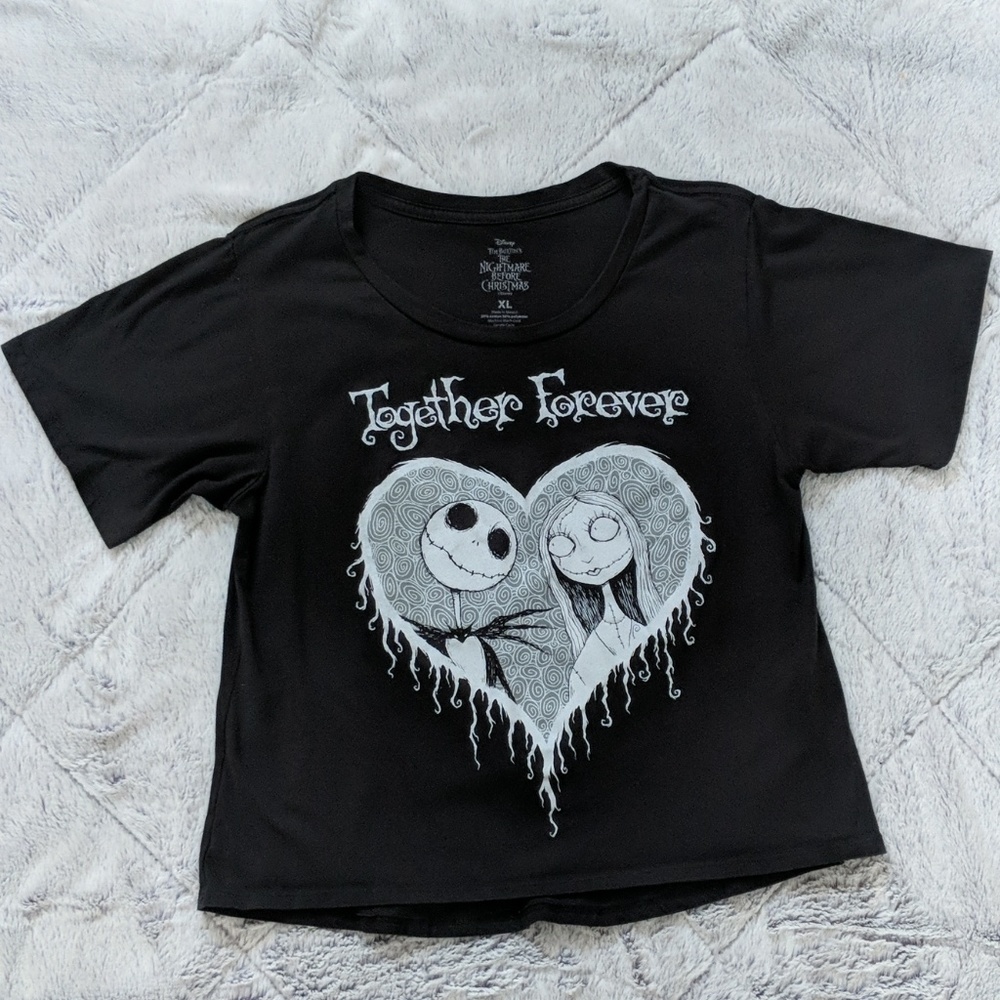 The Nightmare Before Christmas Jack and Sally tee